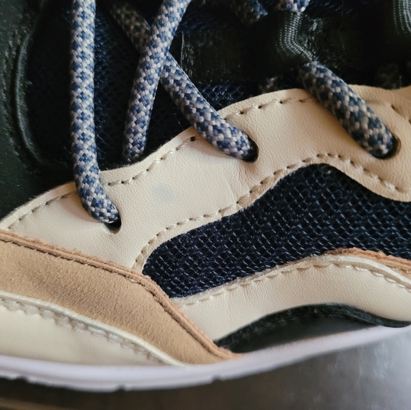 Zara Contrast Trf Sneakers Pink and Dark Blue Accents - Picture 9 of 11